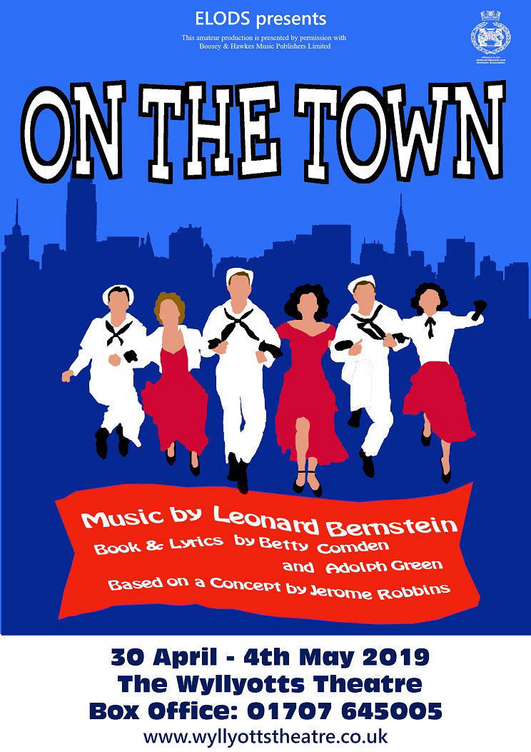 Elods poster for 'On The Town' May 2019