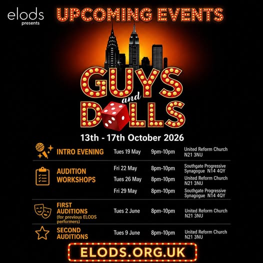 Guys and Dolls Audition info